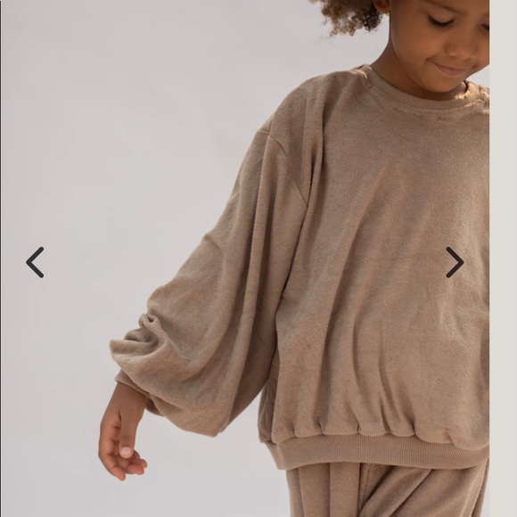 KINDLY THE LABEL Pale Yellow Terrycloth Matching Set - Picture 3 of 4